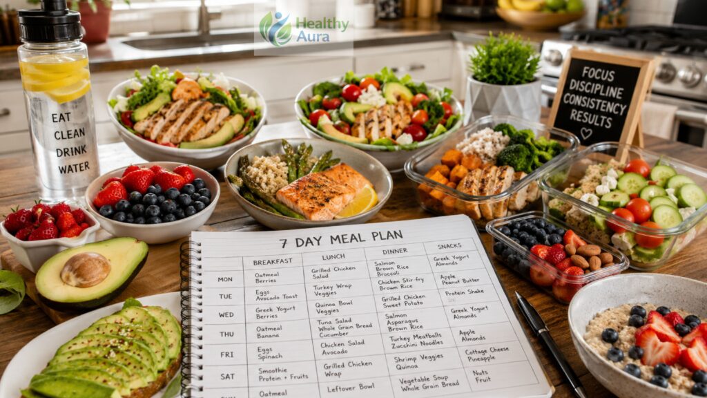 7 Day Realistic Diet Plan for Weight Loss With American Foods 7 day realistic diet plan for weight loss with american foods