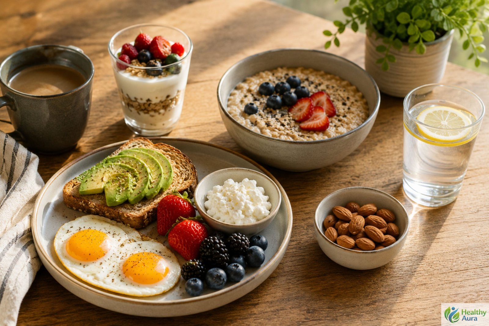 eat a protein rich breakfast for sustained energy(1)