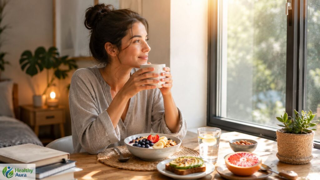healthy morning breakfast routine