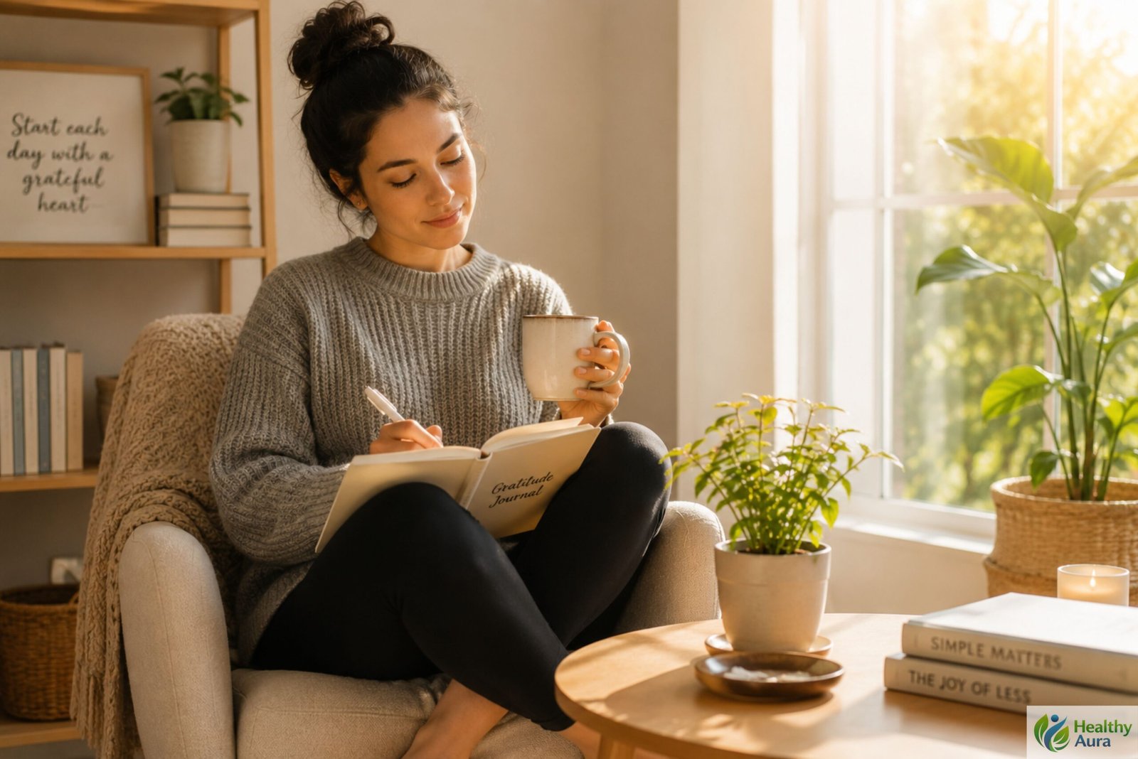 practice mindfulness deep breathing and gratitude
