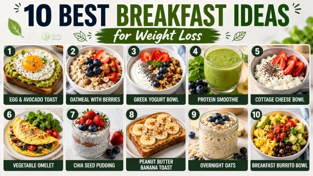 10 Best Breakfast Ideas for Weight Loss