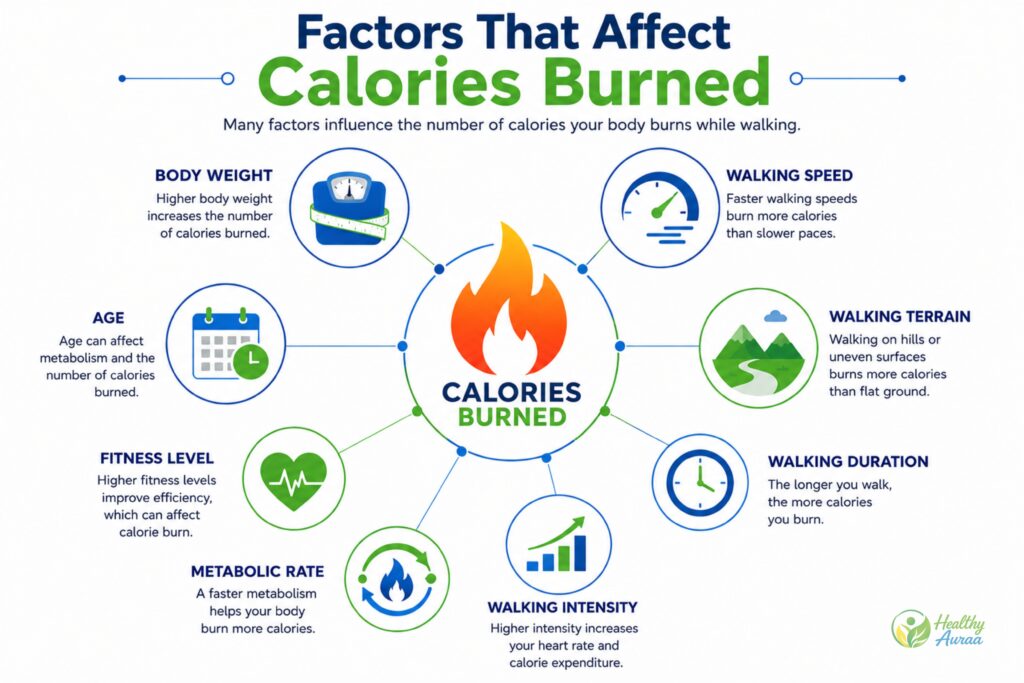 Factor that affect calories burned