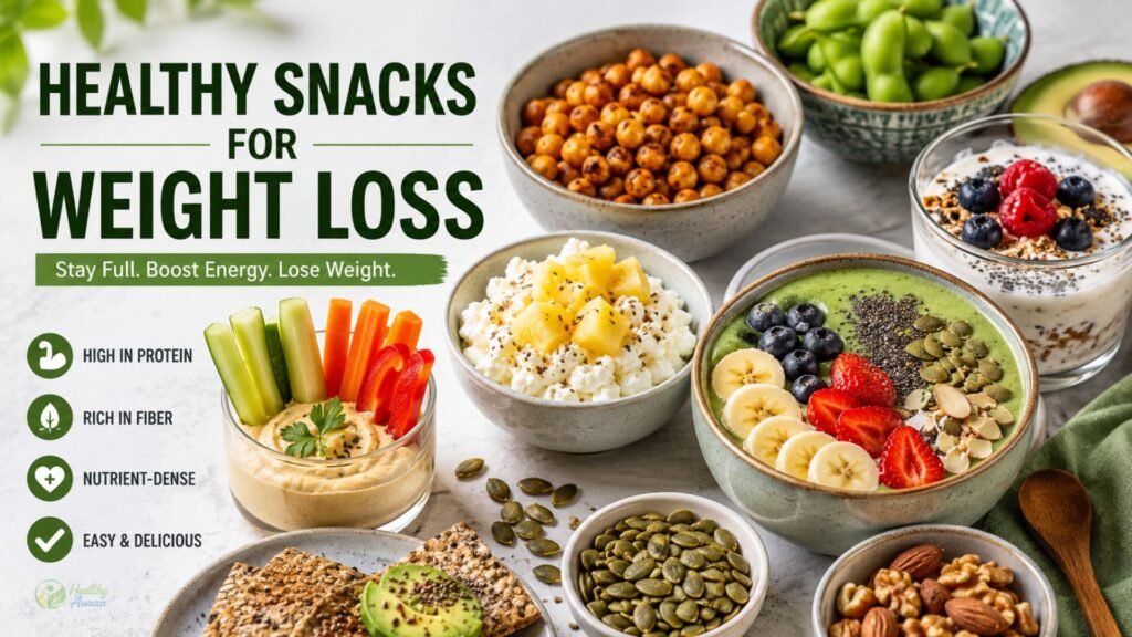 Healthy Snacks for Weight Loss: 12 Smart Choices to Help You Stay Full and Lose Weight