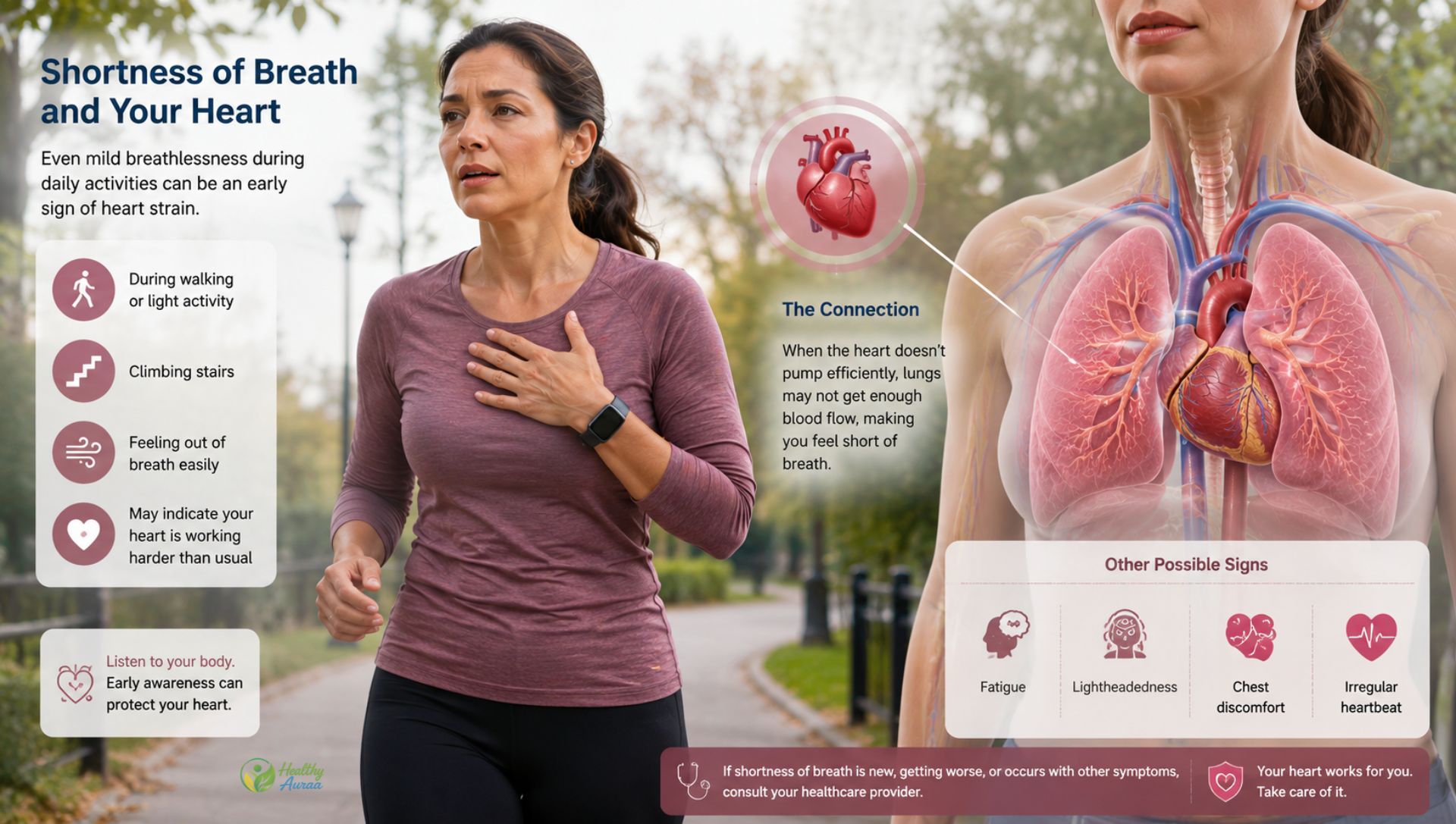 Shortness of Breath and Cardiac Concerns in Women