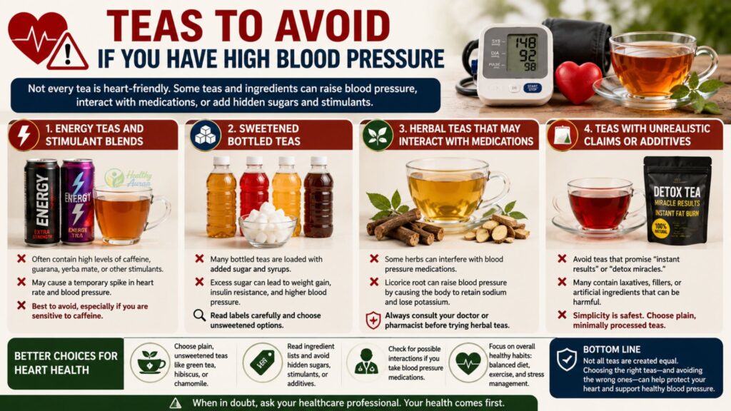 Teas to Avoid If You Have High Blood Pressure
