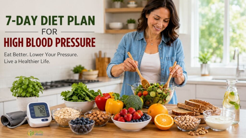 7 Day Diet Plan for High Blood Pressure: A Complete DASH Meal Guide