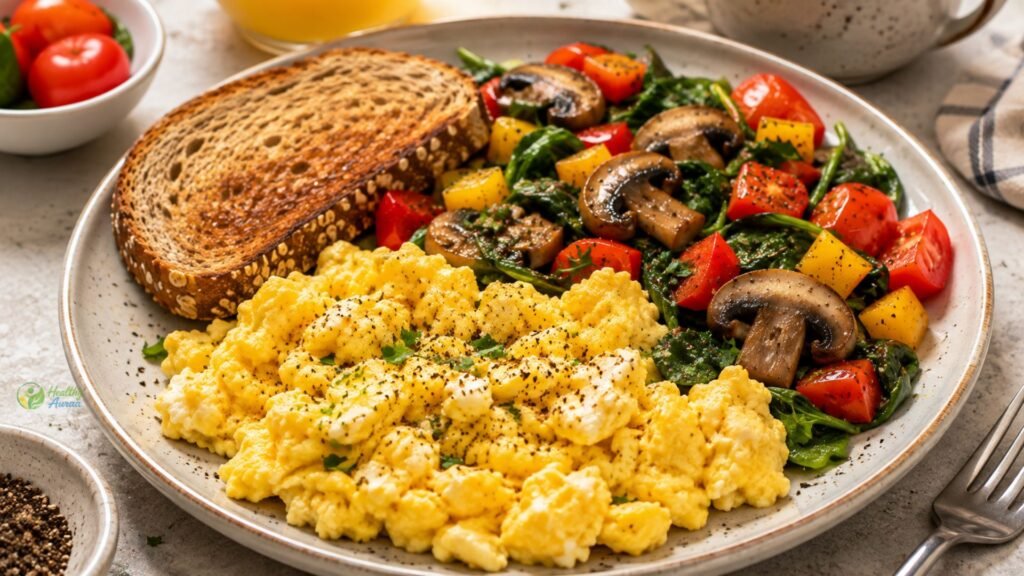 Scrambled Eggs with Veggies